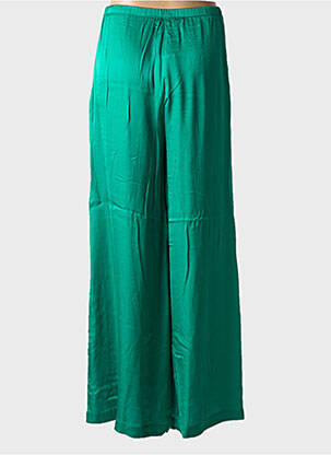 Pantalon evazat talie elastică verde SURKANA femeie