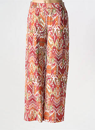 Pantalon larg buzunare portocalie JULIE GUERLANDE femeie