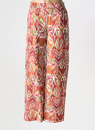 Pantalon larg buzunare portocaliu JULIE GUERLANDE femme