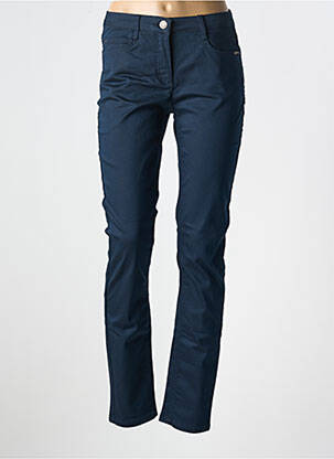 Pantalon slim buzunare albastru BRANDTEX femeie