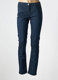Pantalon slim buzunare albastru BRANDTEX femme
