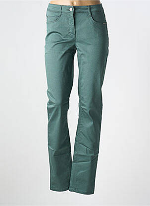 Pantalon slim buzunare verde BRANDTEX femeie