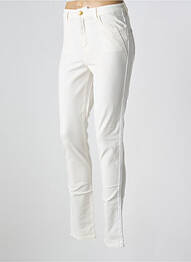 Pantalon slim buzunare alb KANOPE femme