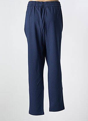Pantalon slim talie elastică albastru BRANDTEX femeie