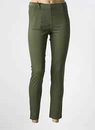 Jegging țesătură poplin verde EAST DRIVE femme