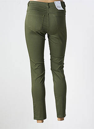 Jegging țesătură poplin verde EAST DRIVE femeie