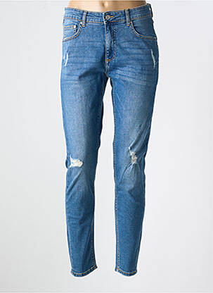 Blugi cu croială slim albastru B.YOUNG femeie