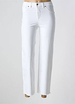 Pantalon slim buzunare alb WALTRON femeie