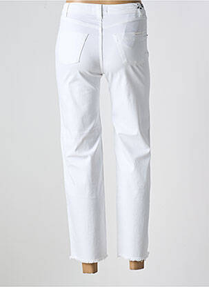 Pantalon slim buzunare alb WALTRON femeie