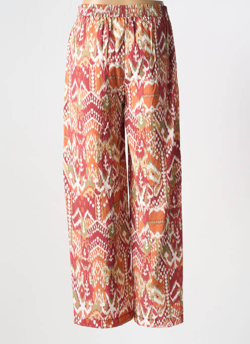 Pantalon larg buzunare portocaliu JULIE GUERLANDE femme