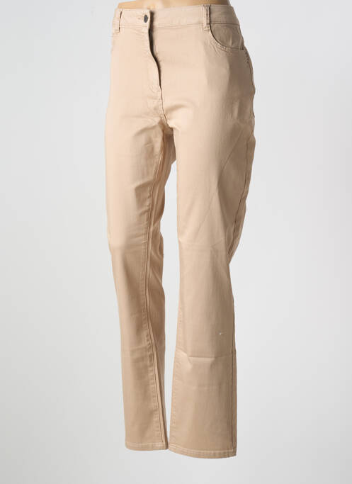 Pantalon drept bej DIANE LAURY femeie