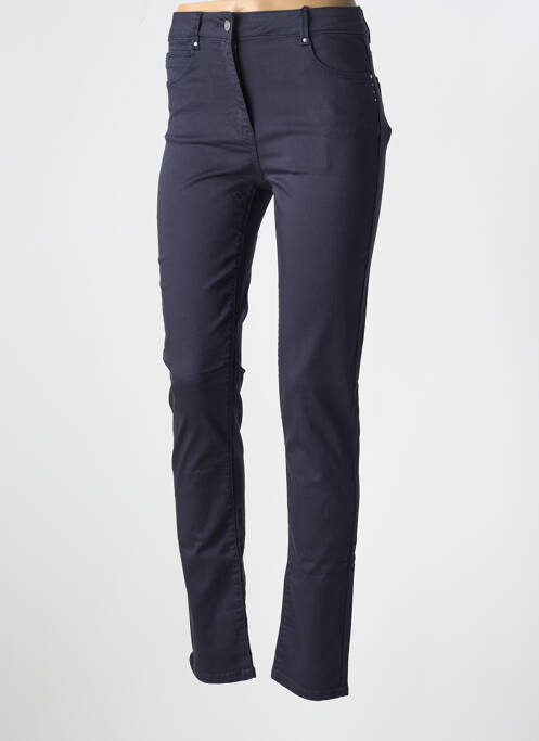 Pantalon slim albastru JULIE GUERLANDE femeie