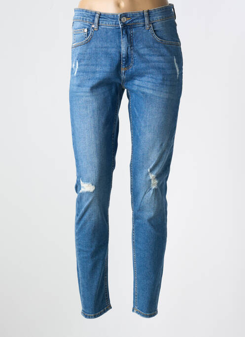 Blugi cu croială slim albastru B.YOUNG femeie