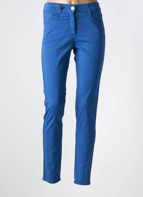 Pantalon slim albastru EAST DRIVE femeie