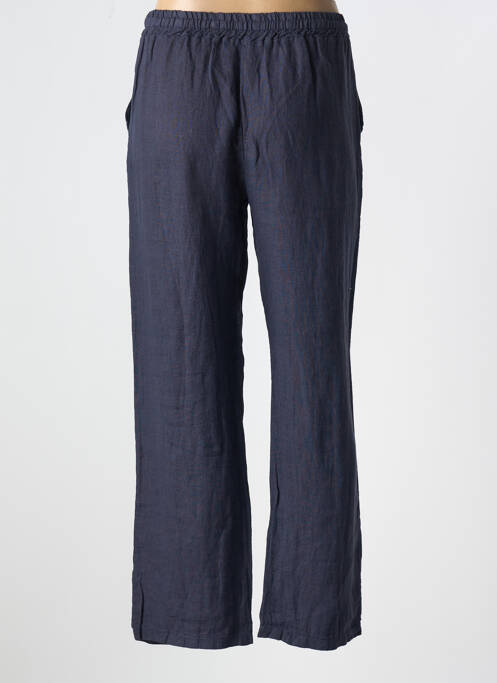 Pantalon drept albastru LULU femeie