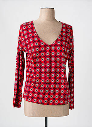 Tricou mâneci lungi mâneci lungi roșu SURKANA femeie