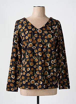 Tricou mâneci lungi mâneci lungi negru AGATHE & LOUISE femeie
