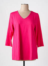 Top țesătură jersey mâneci 3/4 roz CISO femme