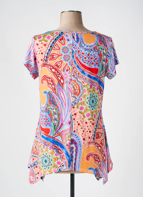 Tunică mâneci scurte portocaliu TELMAIL femeie