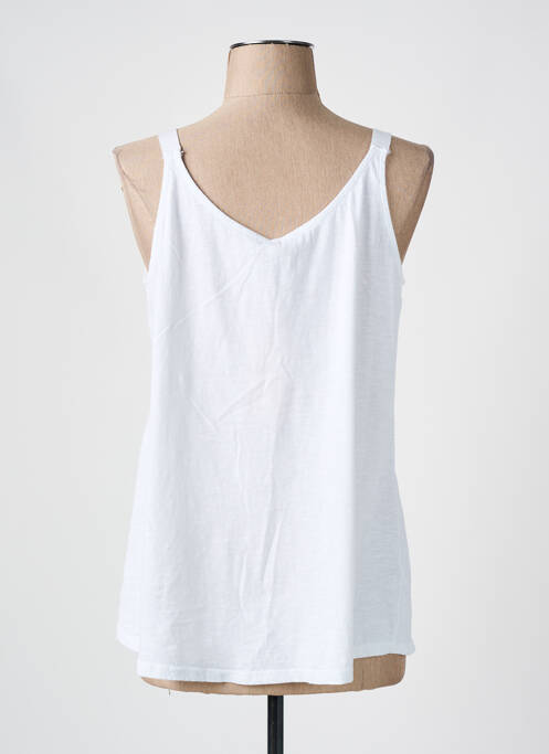 Top alb MADE IN ITALY femeie