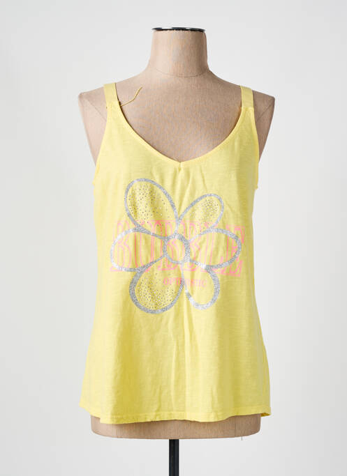 Top galben MADE IN ITALY femeie