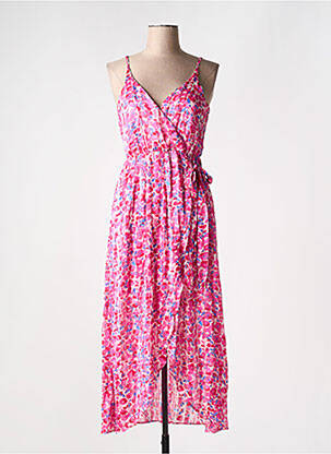 Rochie lungă roz MAELLE femeie