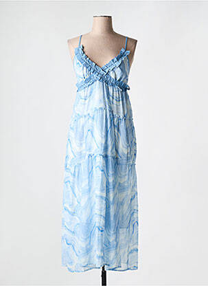 Rochie lungă albastru CARLA GIANNINI femeie