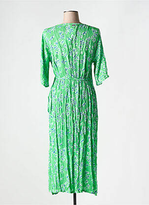 Rochie midi mâneci 3/4 mâneci 3/4 verde AGATHE & LOUISE femeie