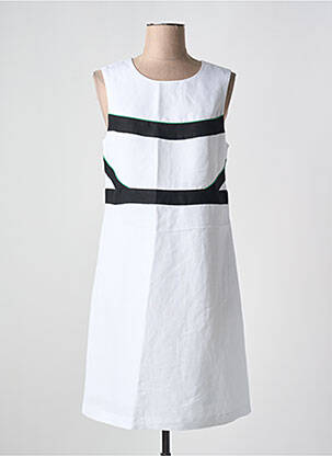 Rochie midi alb JULIE GUERLANDE femeie