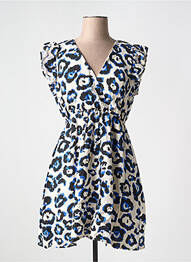Rochie scurtă mâneci scurte mâneci scurte albastru MAELLE femeie