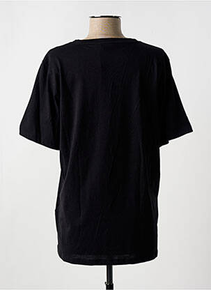Tricou croială dreaptă mâneci scurte negru LIU JO femeie