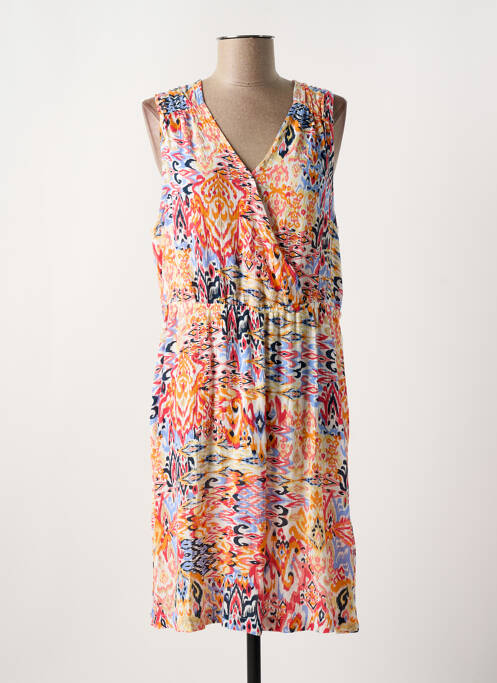 Rochie midi portocaliu ICHI femeie