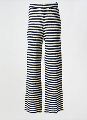 Pantalon evazat albastru ICHI femeie