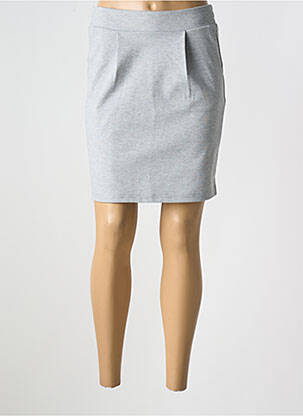 Fustă scurtă gri ICHI femeie