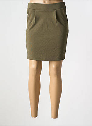 Fustă scurtă verde ICHI femeie