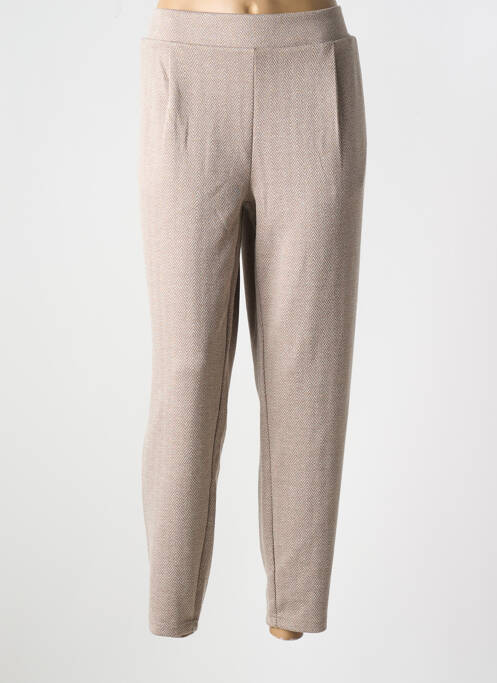 Pantalon 7/8 maro ICHI femeie