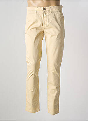 Pantalon chino țesătură poplin mărime normală bej HERO SEVEN femeie