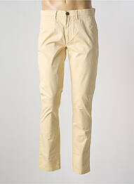 Pantalon chino țesătură poplin mărime normală bej HERO SEVEN femeie