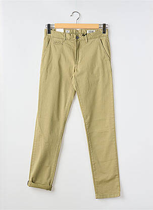 Pantalon chino țesătură poplin talie joasă verde HERO SEVEN bărbat