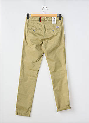 Pantalon chino țesătură poplin talie joasă verde HERO SEVEN bărbat