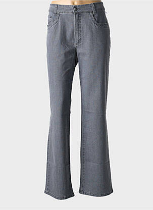 Blugi cu croială dreaptă gri ANNA MONTANA femeie