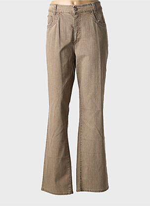 Blugi cu croială dreaptă maro ANNA MONTANA femeie