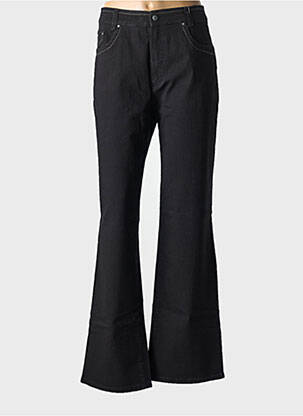 Blugi cu croială dreaptă negru ANNA MONTANA femeie