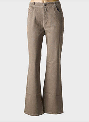 Blugi cu croială dreaptă maro ANNA MONTANA femeie