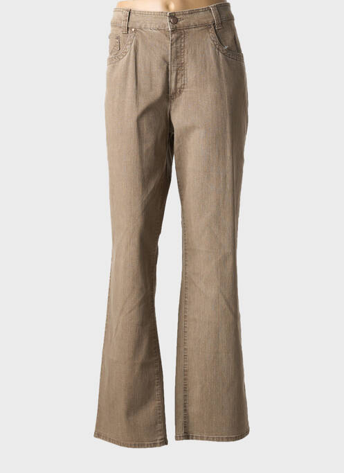 Blugi cu croială dreaptă maro ANNA MONTANA femeie