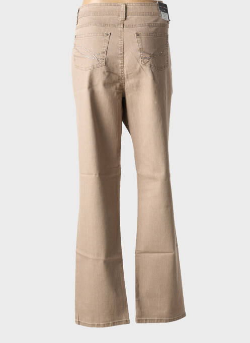 Blugi cu croială dreaptă bej ANNA MONTANA femeie