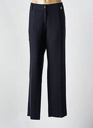 Pantalon drept țesătură poplin mărime normală negru ANDAMIO femme