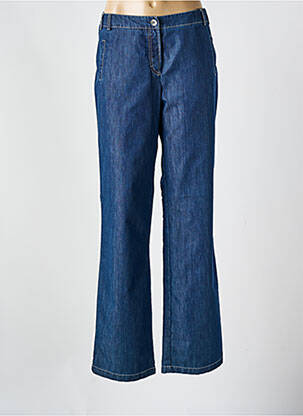 Blugi cu croială dreaptă albastru BLEU DE SYM femeie