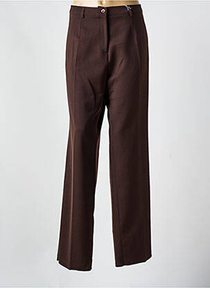 Pantalon drept maro CAROLINE ROHMER femeie