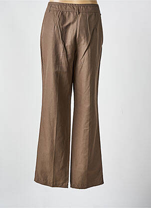 Pantalon drept țesătură poplin mărime normală maro GERRY WEBER femeie